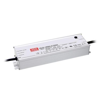 MEANWELL HLG-185H-C500A SNT IP65 200W 200-400V/500mA CC