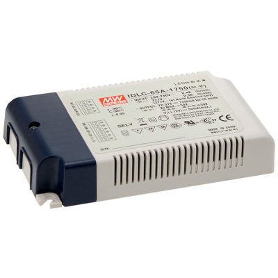 MEANWELL IDLC-65A-1400 SNT 64,4W 34-46V/1400mA CC dimm. +DC Aux