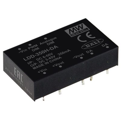 MEANWELL LDD-350H-WDA DC/DC-LED-Driver 3-45V:350mA DALI+Litze