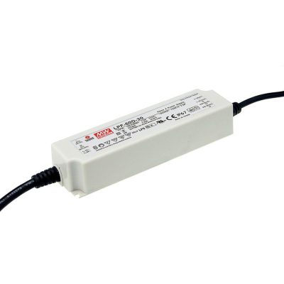 MEANWELL LPF-60D-30 SNT IP67 60W 30V/2A CV+CC dimmbar