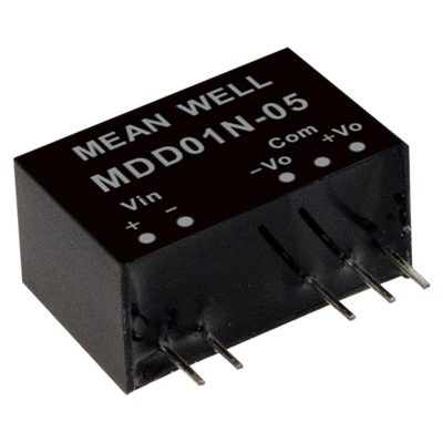 MEANWELL MDD01L-09 DC/DC-Conv 5:9V 56mA 1W