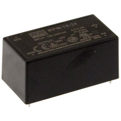 MEANWELL MPM-15-12 SNT Modul 15W 12V/ 1,25A
