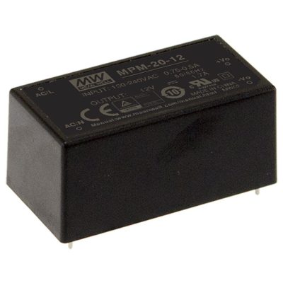 MEANWELL MPM-20-12 SNT Modul 21,6W 12V/ 1,8A