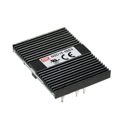 MEANWELL NSD15-48S12 DC/DC-Conv 18-72V: +12V 1250mA