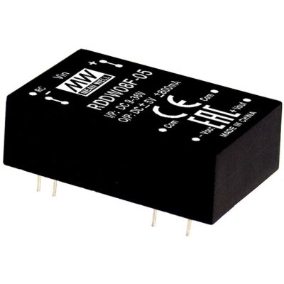 MEANWELL RDDW08F-15 DC/DC-Conv 9-36V:+/-15V +/-265mA 8W