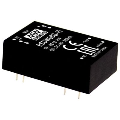 MEANWELL RSDW08G-15 DC/DC-Conv 18-75V:+15V 530mA 8W