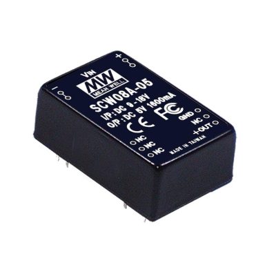 MEANWELL SCW08C-15 DC/DC-Conv 36-72V: +15V 533mA 8W