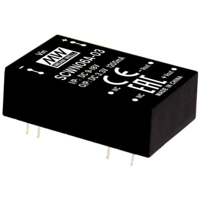 MEANWELL SCWN06A-12 DC/DC-Conv 9-18V:+12V 500mA 6W