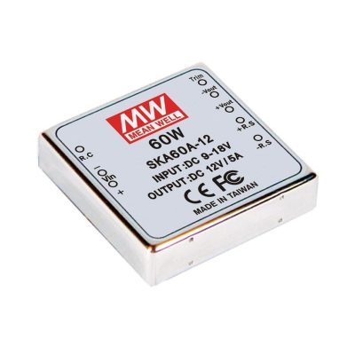 MEANWELL SKA60A-12 DC/DC-Conv 9-18V:+12V 5A 60W