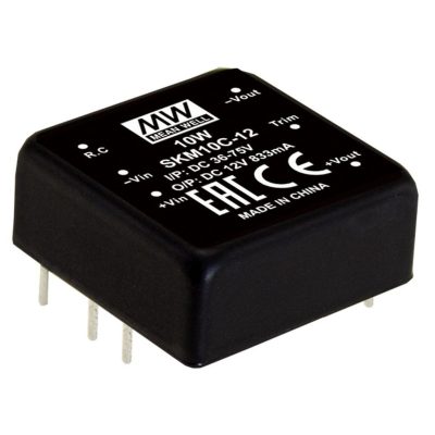 MEANWELL SKM10E-12 DC/DC-Conv 4,7-9V:+12V 833mA 10W