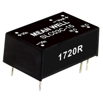 MEANWELL SLC03B-12 DC/DC-Conv 18-36V:+12V 250mA 3W