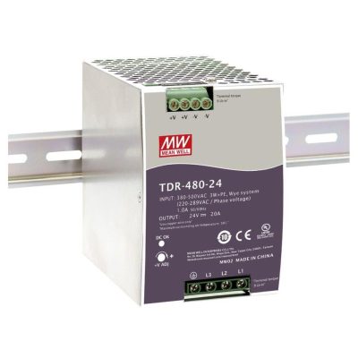 MEANWELL TDR-480-24 SNT DIN-Schiene 480W 24V/20A