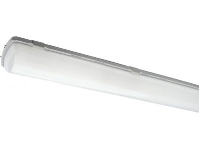 LED-Feuchtraumwannenleuchte schlagfest - 40W, 4000K, 6747lm, 1572x96x111mm, IP66, opal