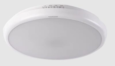 SLIM CIRCULAR MICROWAVE SENSOR LED LAMP 16W 3000K/4000K/6000K 1450LM 4-16M IP65 IK10 THORGEON