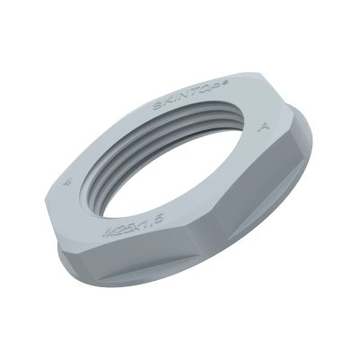 Gegenmutter, SKINTOP, M20 Polyamid PA Grau IP68