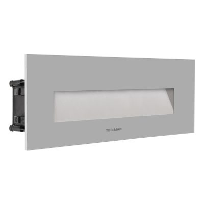 Wandeinbauleuchte 1001 PASO (S6) 6W 2700K Anthrazit symmetrisch breitstrahlend on/off