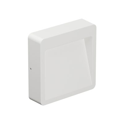 Wandeinbauleuchte 1002 PIXEL (AR) 4W 3000K Silber asymmetrisch breitstrahlend on/off