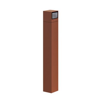 Pollerleuchte 7023 BOSTON (AB) 14W 3000K Corten asymmetrisch zweiseitig 1000 mm