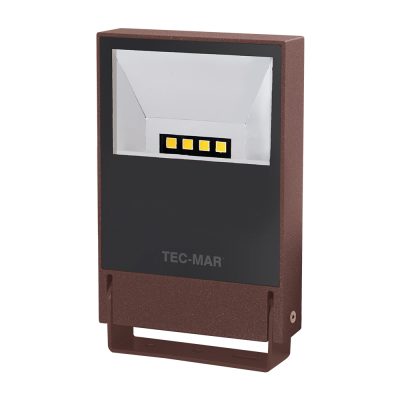 Flutlichtstrahler 7025 POLAR 0 (AR) 30W 3000K Corten asymmetrisch mittelstrahlend input 240Vac