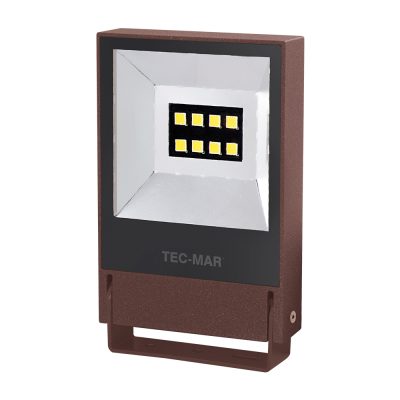 Flutlichtstrahler 7025 POLAR 0 (PR) 30W 3000K Corten symmetrisch breitstrahlend input 240Vac
