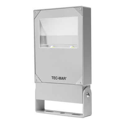 Flutlichtstrahler 7027 POLAR 2 (RR) 50W Ambra Silber asymmetrisch tiefstrahlend on/off
