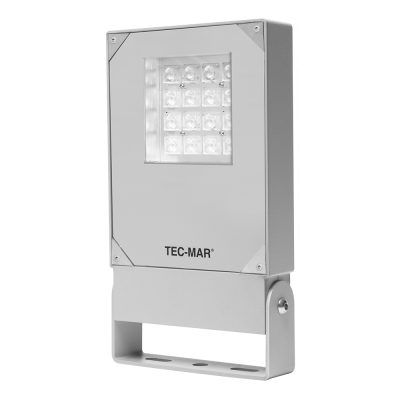 Flutlichtstrahler 7037 POLAR 2M (A6) 54W 3000K Silber asymmetrisch breitstrahlend on/off
