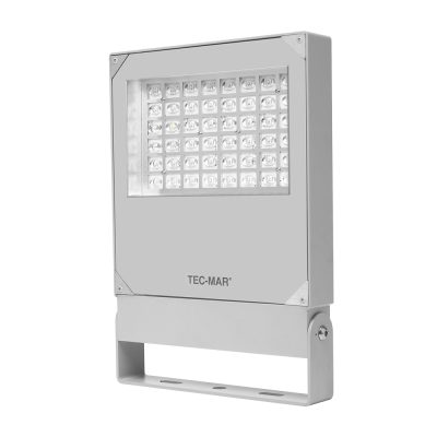Flutlichtstrahler 7038 IPADEL (PD) 190W 3000K Silber symmetrisch breitstrahlend DALI