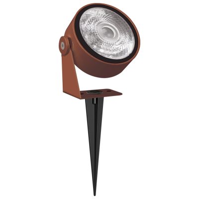Wandleuchte 7050 ROD (G3) 15W 3000K Corten symmetrisch mittelstrahlend on/off