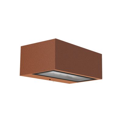 Wandleuchte 7054 MILO (BS) 19W 4000K Corten symmetrisch breitstrahlend on/off