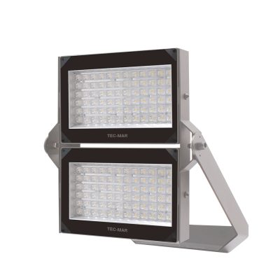 Flutlichtstrahler 7112 ASTON (CR) 400W 4000K CRI 70 Silber symmetrisch engstrahlend DALI