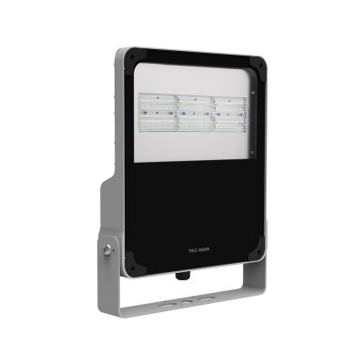 Flutlichtstrahler 7203 BEST 3 (ST) 178W 6500K Silber asymmetrisch extra breitstrahlend DALI 2