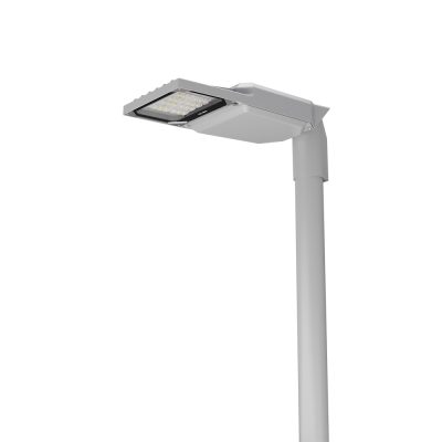 Straßen-/Mastaufsatzleuchte 9210 NOVA (CP) 24W 3000K CRI 70 Silber asymmetrisch breitstrahlend zagha socket D4i