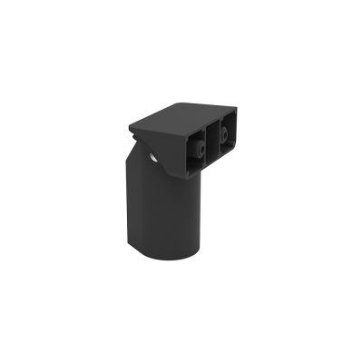 Pfostenhalter für Pfosten Durchmesser 60 mm Farbe Anthrazit.