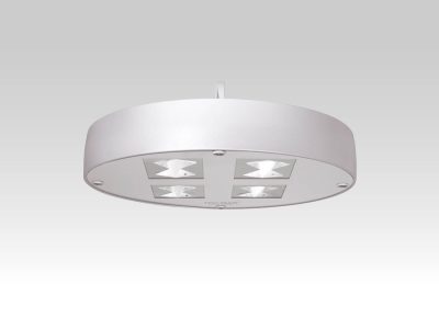 Hallenstrahler 8402 PIER HP2 (EL) 200W 3000K silber symmetrisch tiefstrahlend DALI