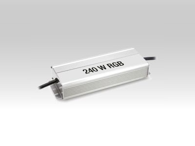 Ferngesteuerter Treiber bis 24V 240W RGB IP67.