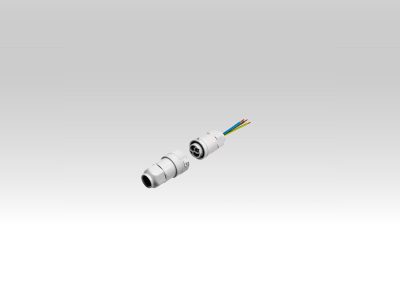 Steckersatz Paneleinbau IP66 4P+E grau.