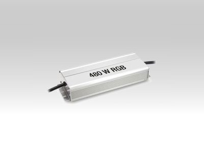 Ferngesteuerter Treiber bis 24V 480W RGB IP67.