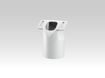 Mastbefestigung für Mastdurchmesser 60-76 mm Farbe weiß.