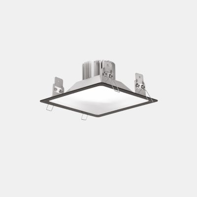 Einbauleuchte 6002 EOS (12) 11W 3000K CRI 90 Schwarz symmetrisch breitstrahlend DALI 2 / DALI 2 push