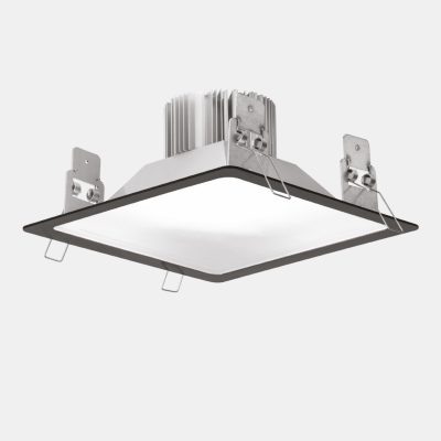 Einbauleuchte 6002 EOS (24) 18W 4000K CRI 90 Schwarz symmetrisch breitstrahlend DALI 2 / DALI 2 push