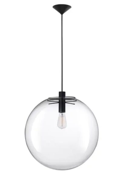 Pendelleuchte OVVIO 50cm - Glaskugel fuer E27