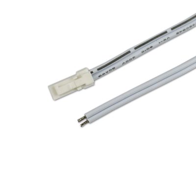 Mini QuickConnect - Anschlußkabel - male/offenes Ende - 100cm, max. 3A, 2-polig, weiß
