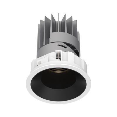 Design Downlight Einbauleuchte, d110, direkt, 3000K, CRI> 90, DALI, Basic, weiß