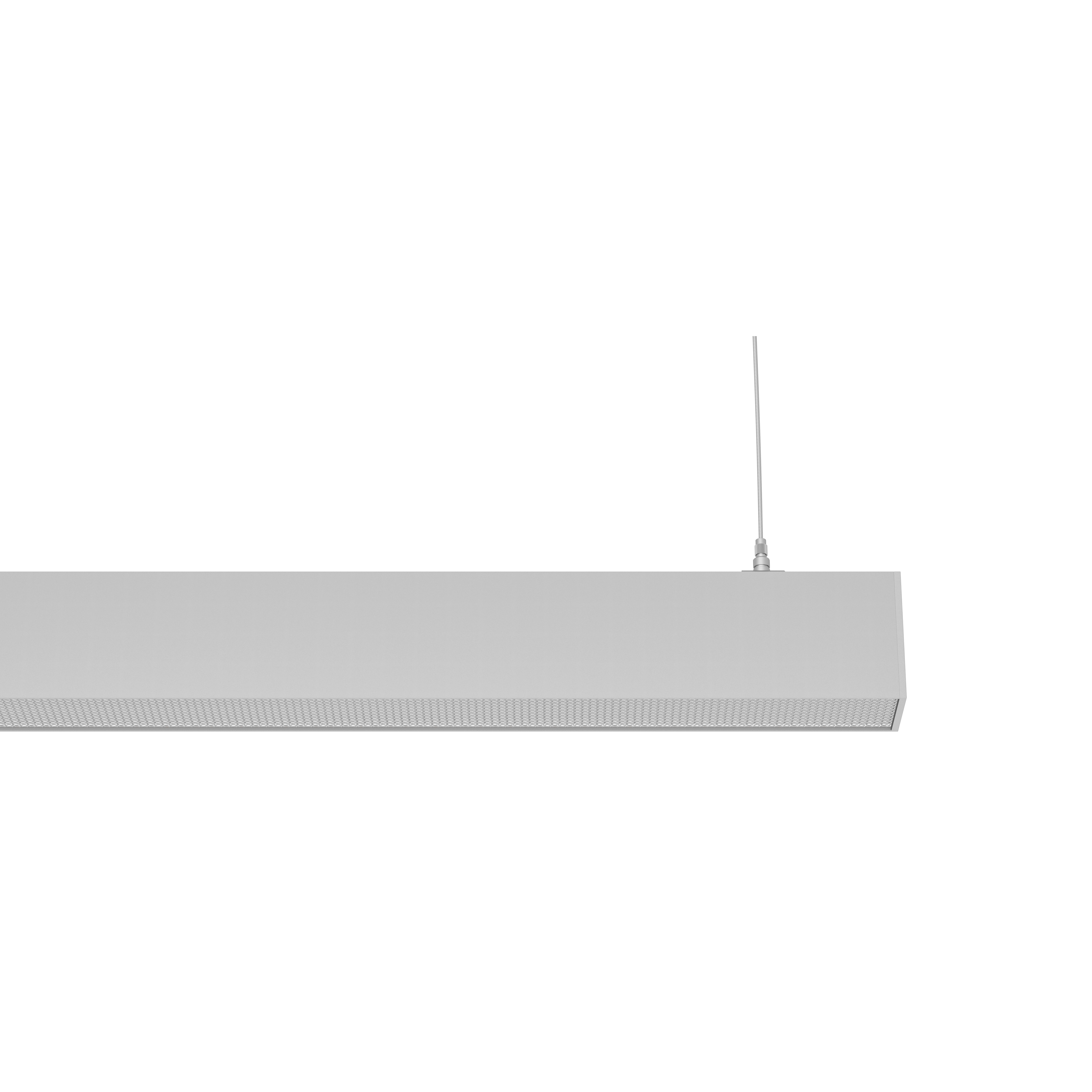 LINEO 40 Pendelleuchte, 1694, direkt/indirekt, 4000K, microprisma, CRI> 90, DALI, Performance , silber