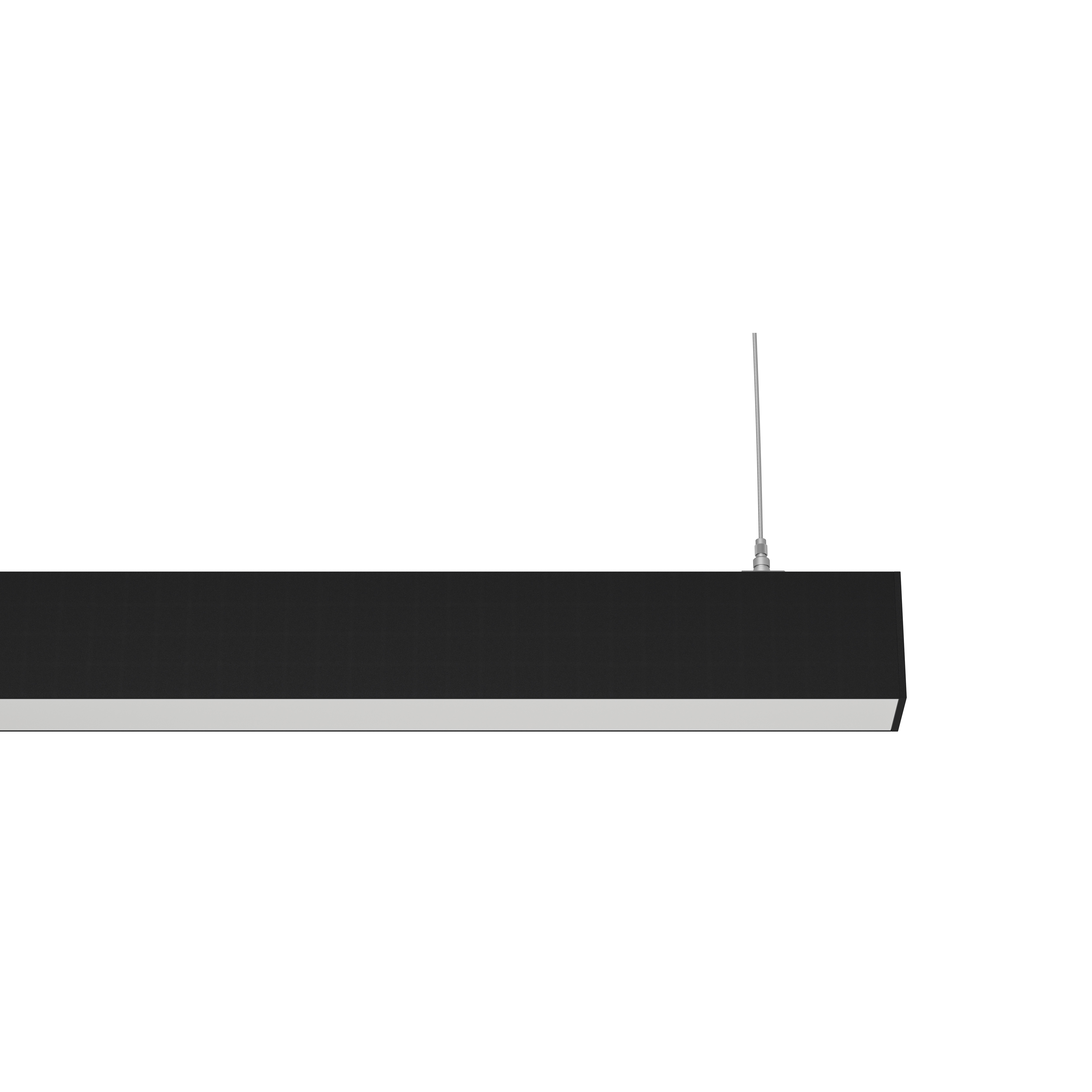 LINEO 40 Pendelleuchte, 2412, direkt/indirekt, 3000K, opal, CRI> 80, DALI, Performance , schwarz