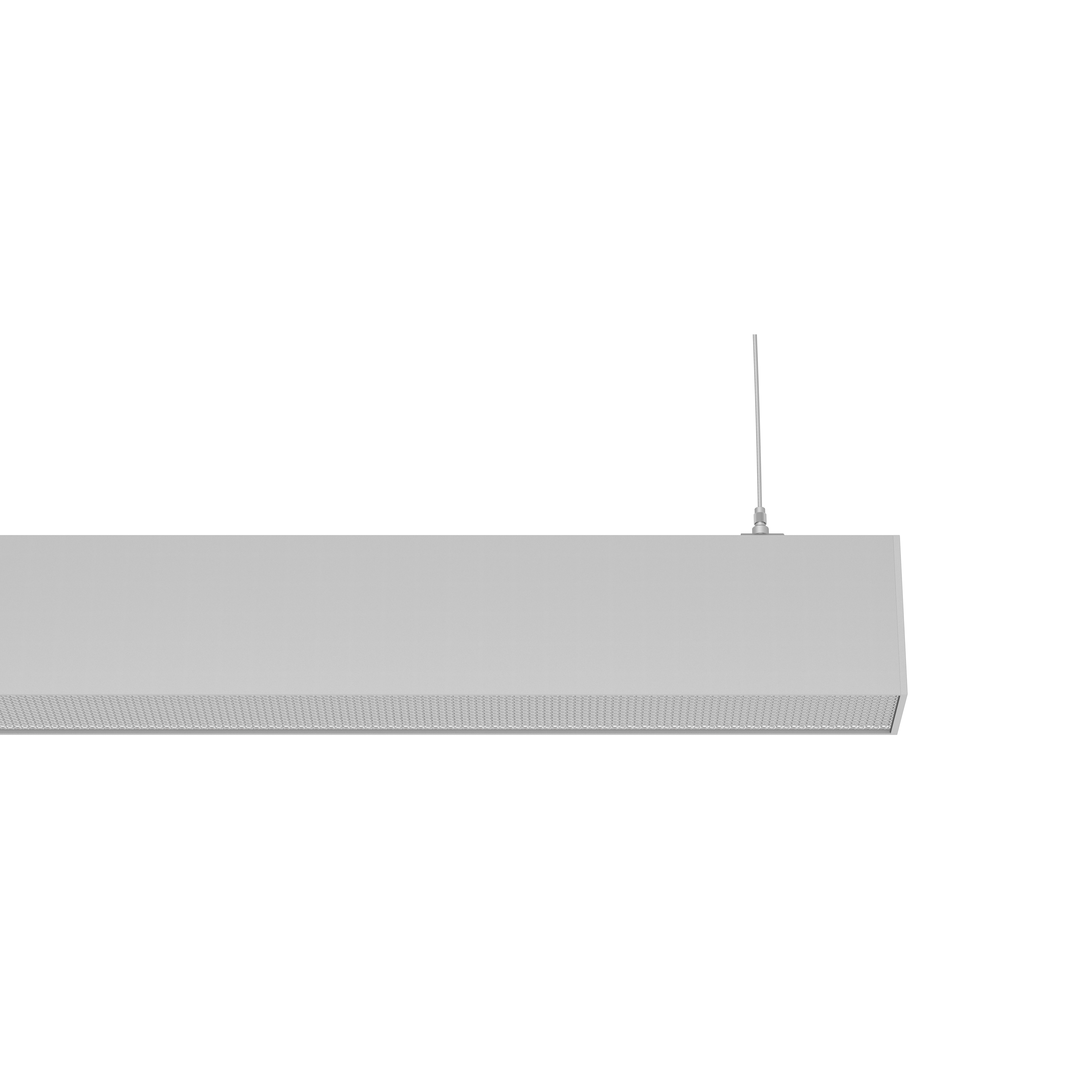 LINEO 50 Pendelleuchte, 2894, direkt/indirekt, 4000K, microprisma, CRI> 90, DALI, Performance , silber