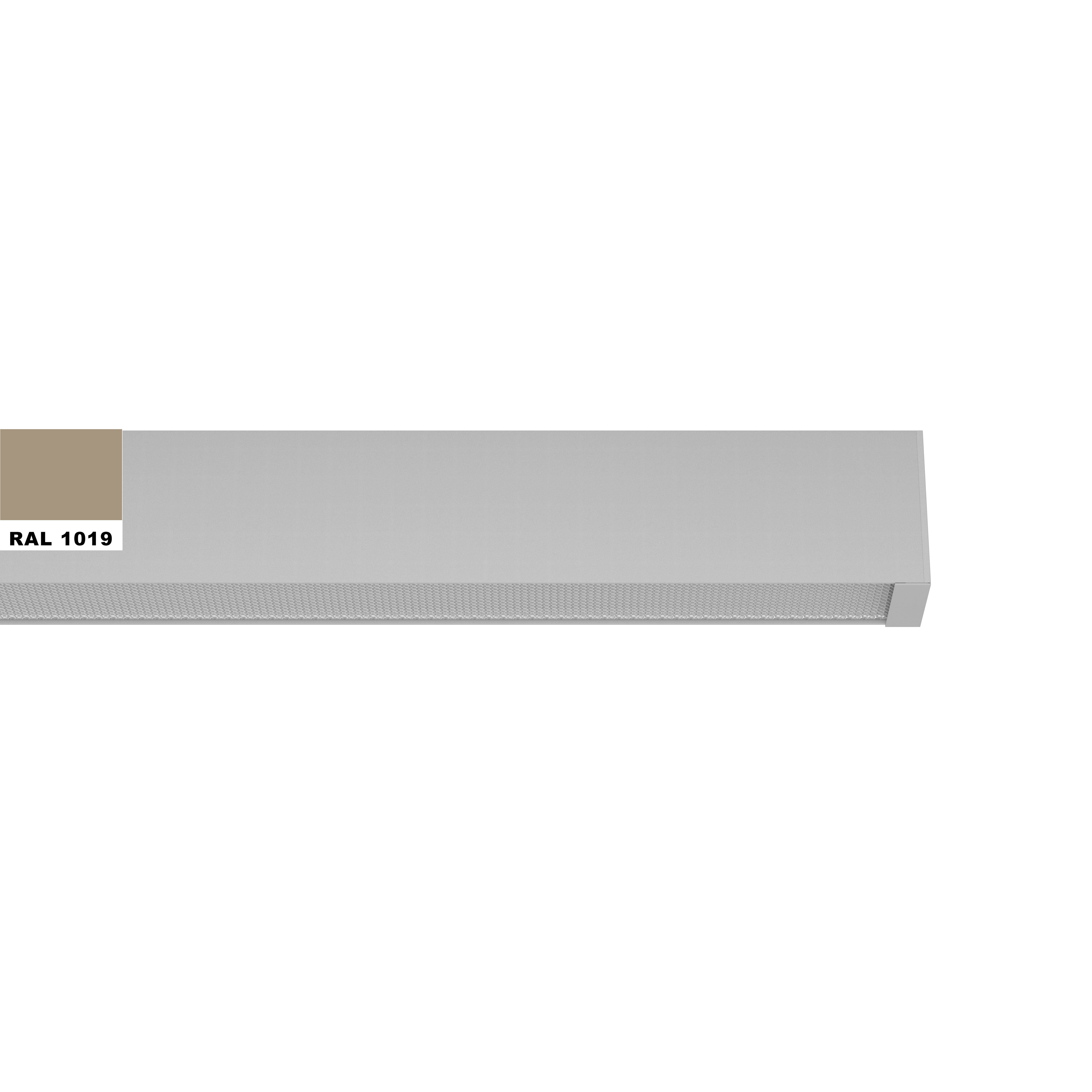LINEO 50splash Anbauleuchte | 1705 | direkt | 3000K | microprisma | CRI> 90 | DALI | Performance  | Sonderfarbe RAL1019