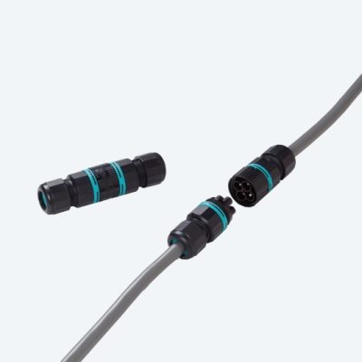 IP68 Wasserdichtes Elektrisches Kabel Steckverbinder Outdoor Wasserdichtes 3Pol Stecker Steckverbinder Wire Range(7 - 12mm) für Outdoor
