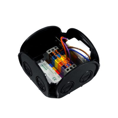 NEXORA 25B Casambi CBU-ASD Klemmbox (3-pol. Klemmleiste). Schwarz