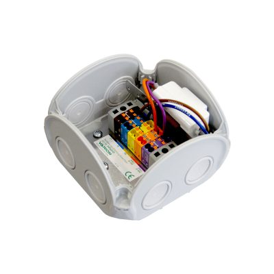 NEXORA 25G Casambi CBU-ASD Klemmbox (3-pol. Klemmleiste). Grau